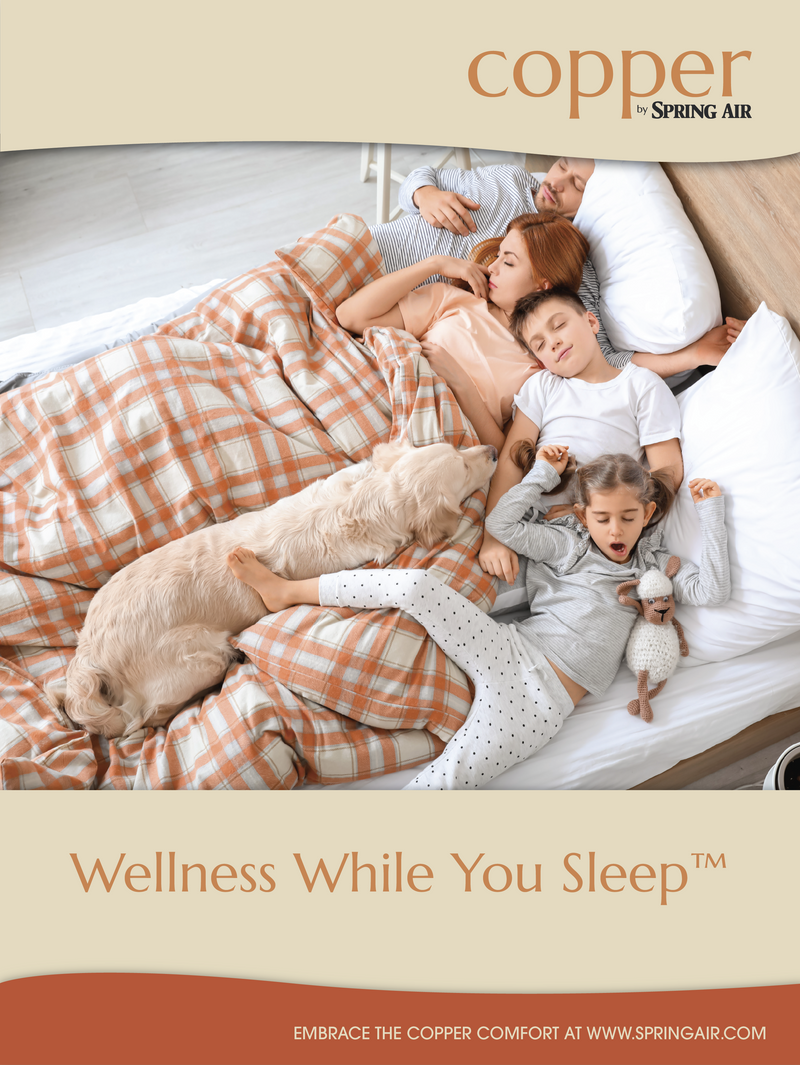 Copper Wall Signage - Wellness While You Sleep