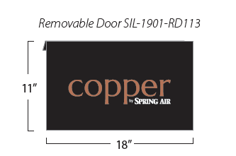 Copper by Spring Air Reveal Door