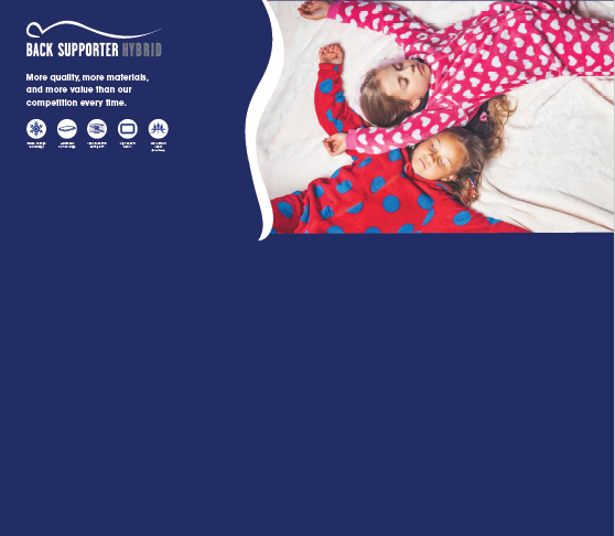 Back Supporter Headboard Graphic - Icons / Sleepover