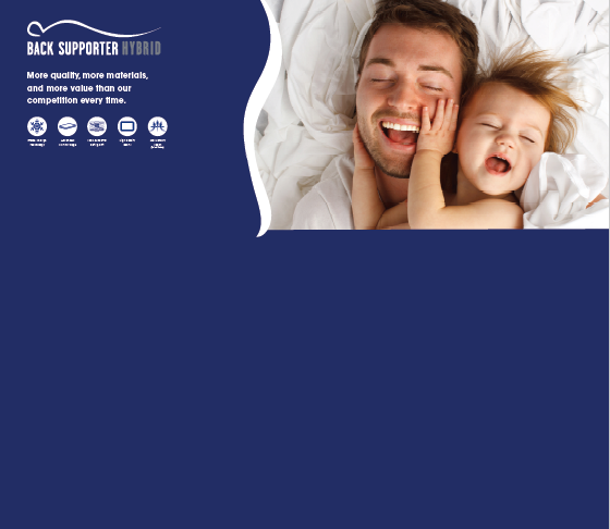 Back Supporter Headboard Graphic - Icons / Facetime