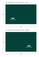 Natures Rest Pillow Shams L&R with Inserts