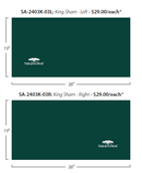 Natures Rest Pillow Shams L&R with Inserts