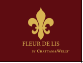 Fleur De Lis Cut Logo Sign