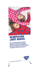 Spyder Stand with Banner - SA Sleepover