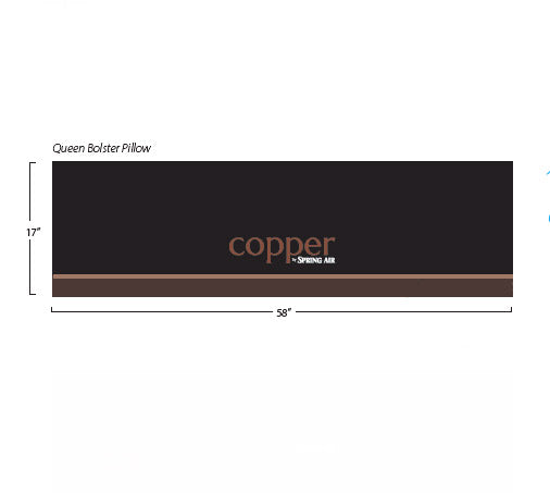 Copper by Spring Air Bolster with Insert