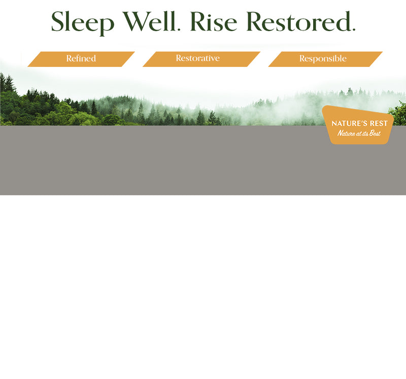 Nature's Rest Headboard Banner - Sleep Well