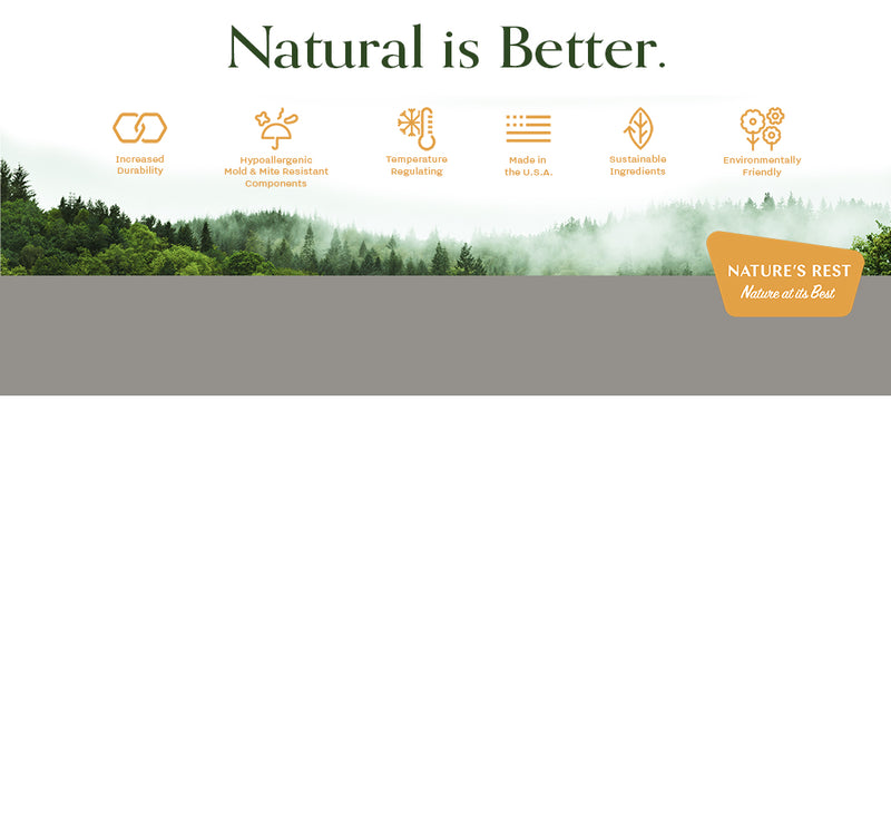 Nature's Rest Headboard Banner - Icons