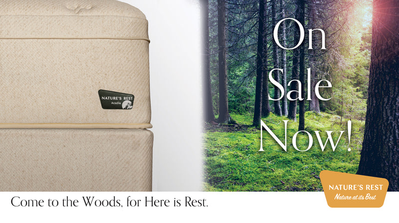 Natures Rest Tent Card - On Sale Now