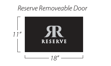 Reserve Removable Reveal Door