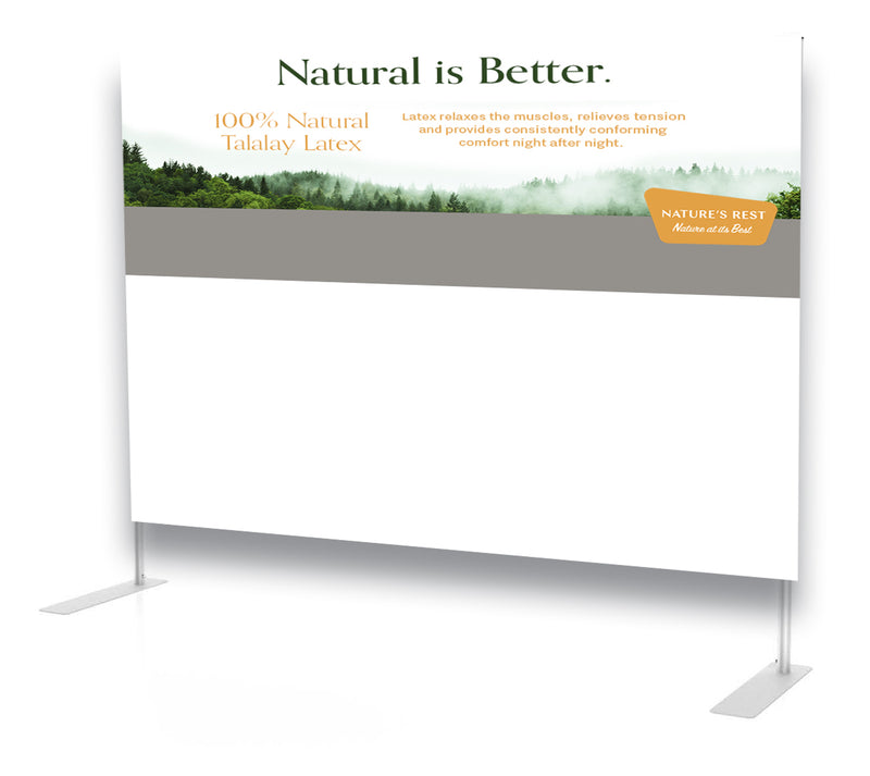 Nature's Rest Headboard Banner - Talalay Latex