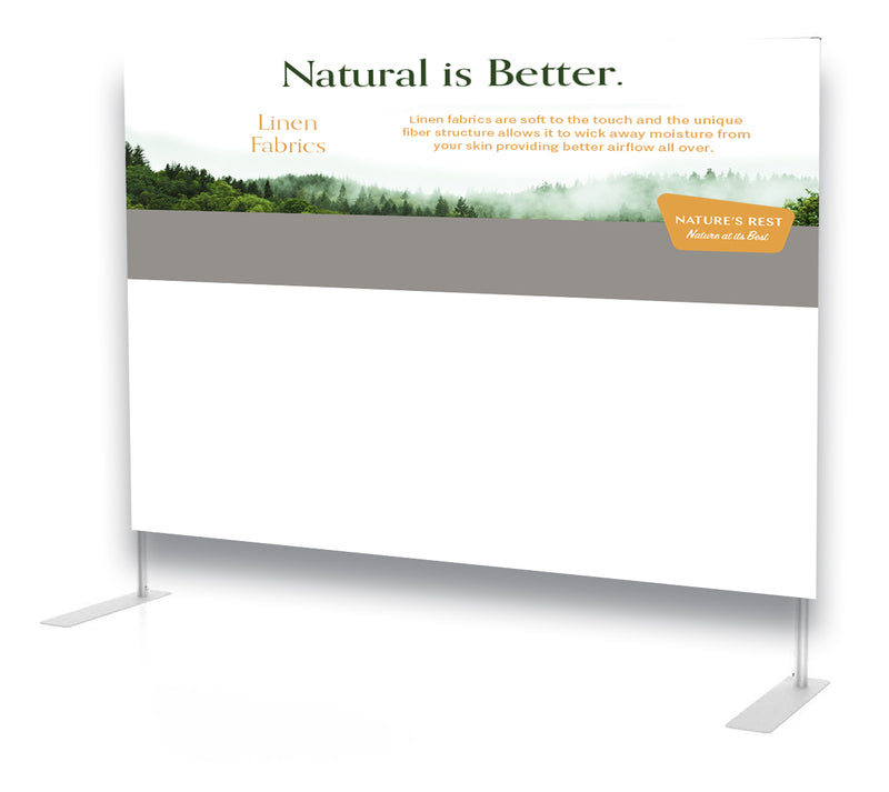 Nature's Rest Headboard Banner - Linen